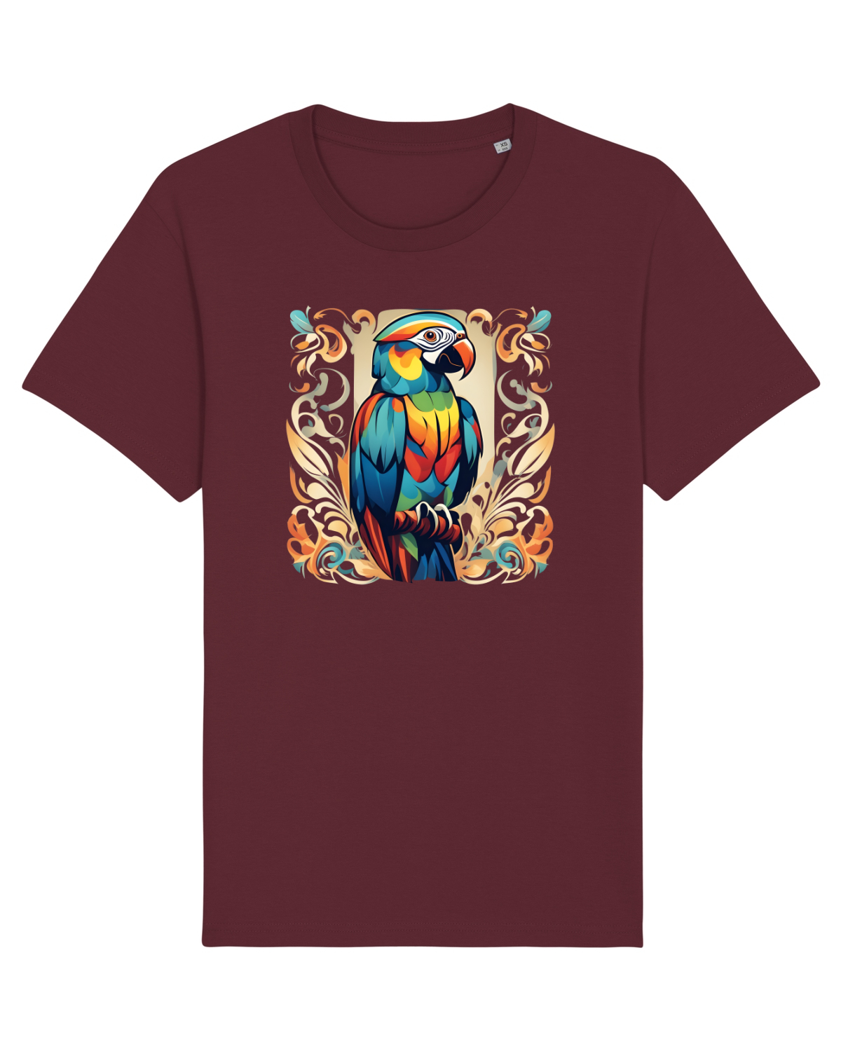 Tricou mânecă scurtă Unisex Rocker Burgundy