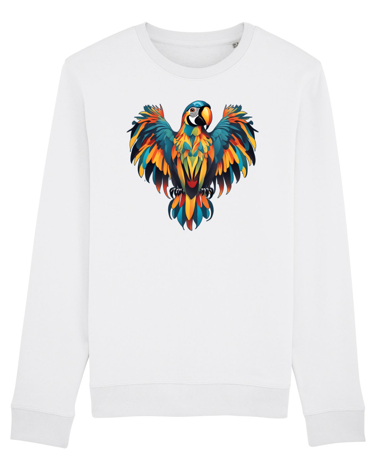 Bluză mânecă lungă Unisex Rise White