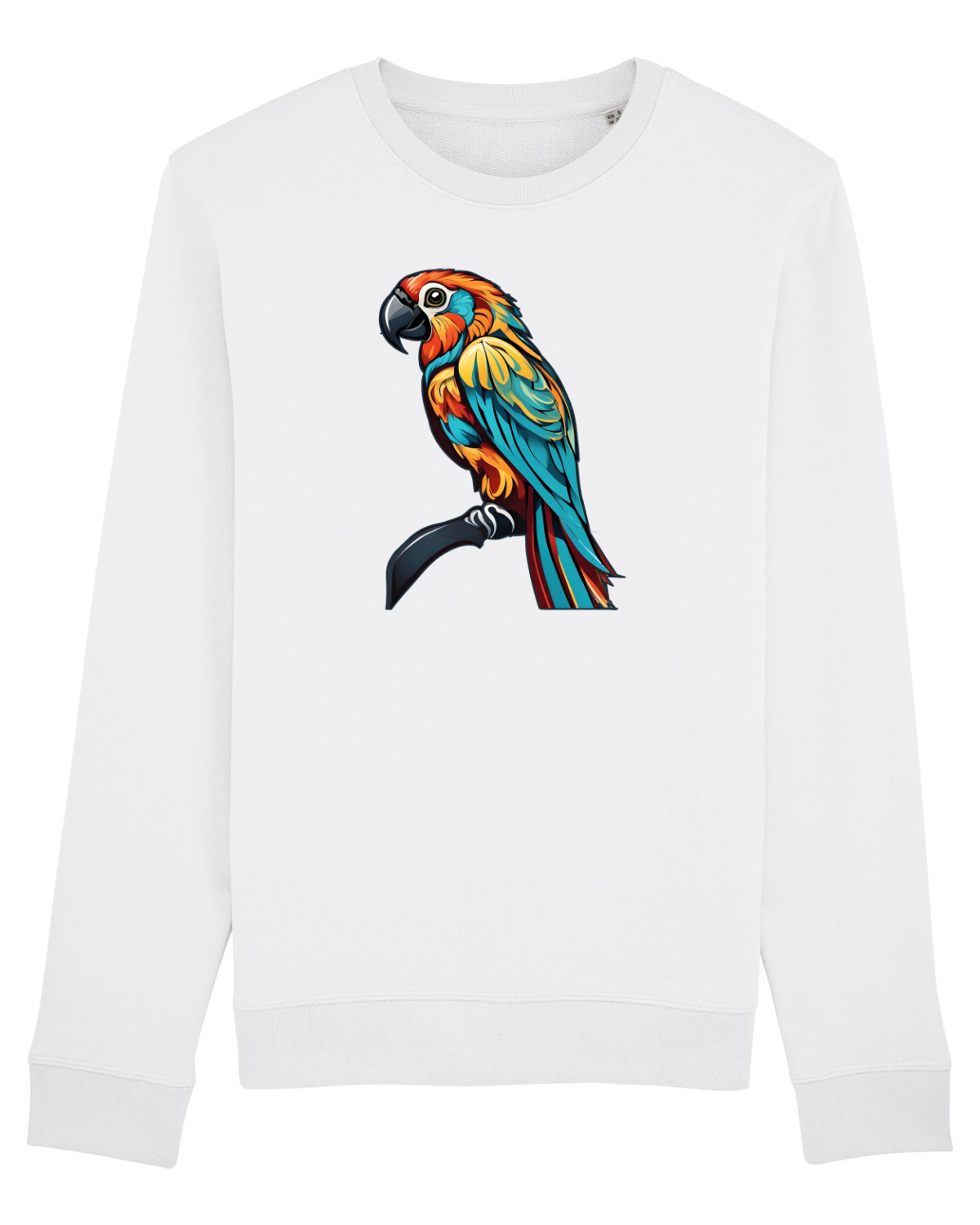 Bluză mânecă lungă Unisex Rise White