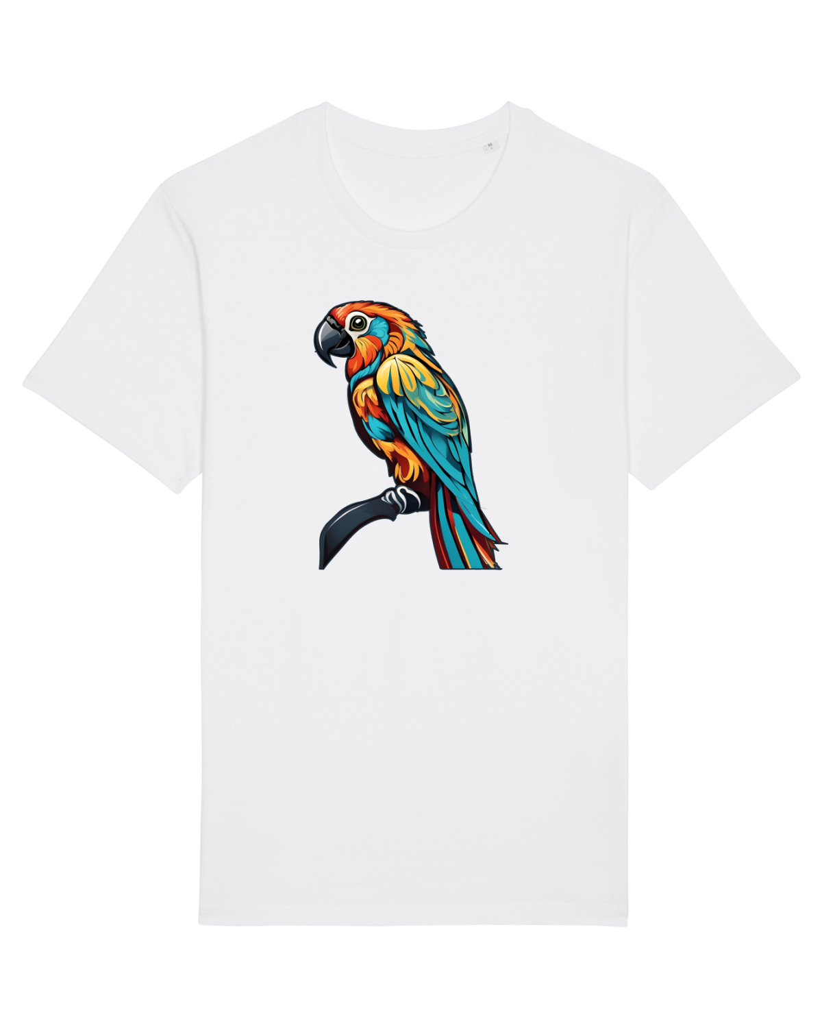 Tricou mânecă scurtă Unisex Rocker White