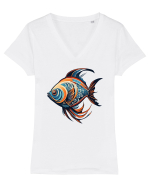PESTE CLOVN - pesti Tricou mânecă scurtă guler V Damă Evoker