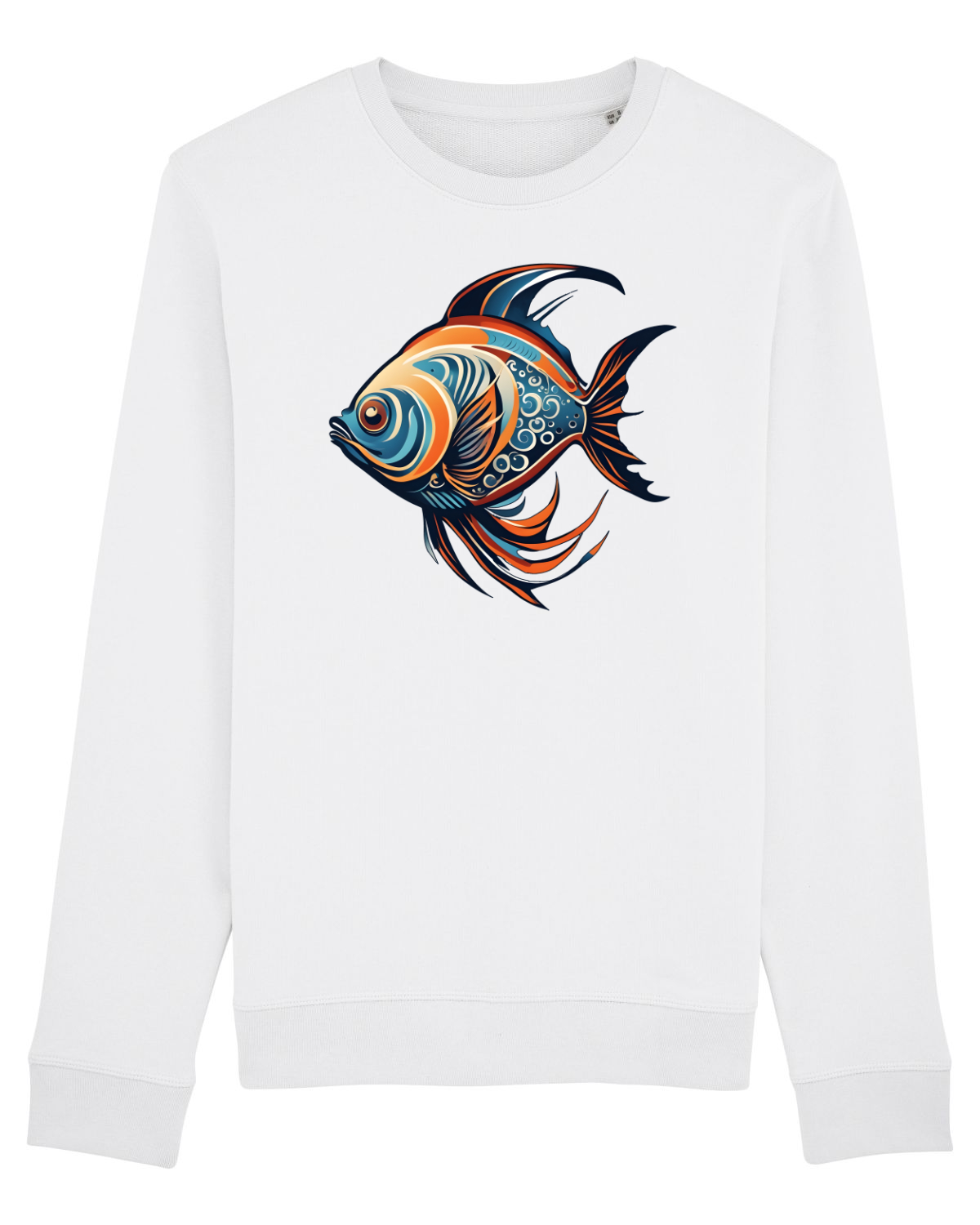 Bluză mânecă lungă Unisex Rise White