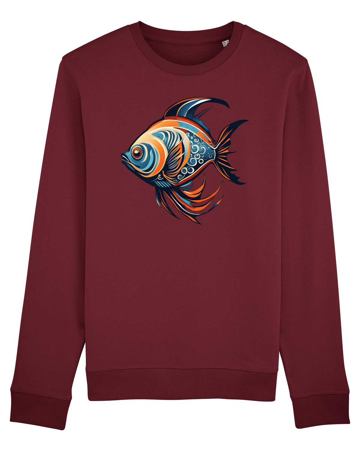 Bluză mânecă lungă Unisex Rise Burgundy