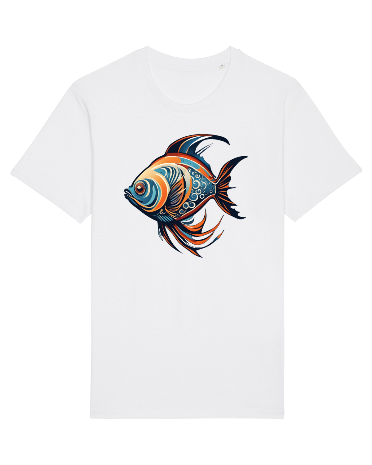 Tricou mânecă scurtă Unisex Rocker White