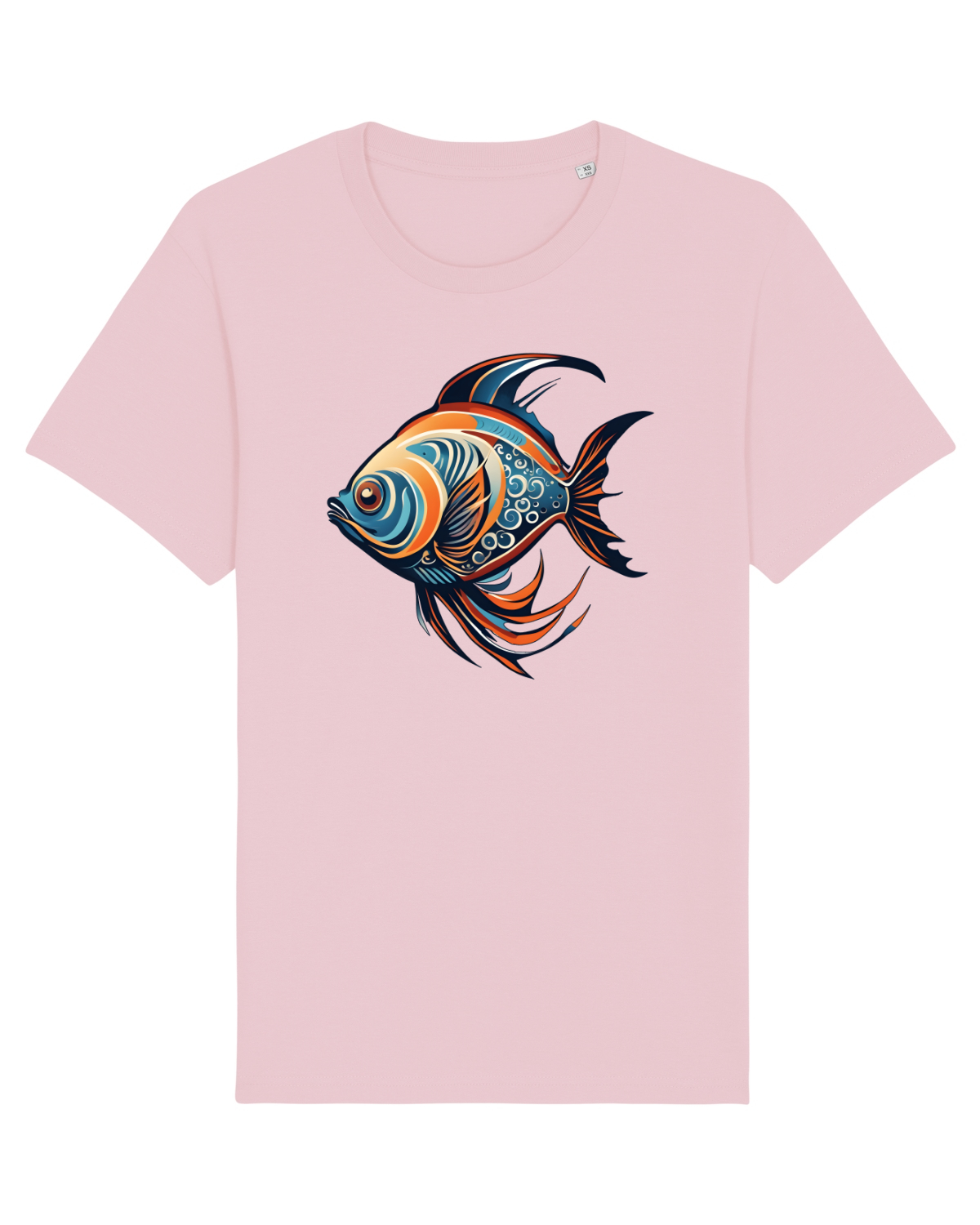 Tricou mânecă scurtă Unisex Rocker Cotton Pink