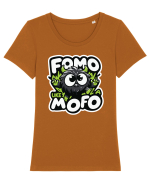 Fomo like a Mofo - Fluffy creature Tricou mânecă scurtă guler larg fitted Damă Expresser