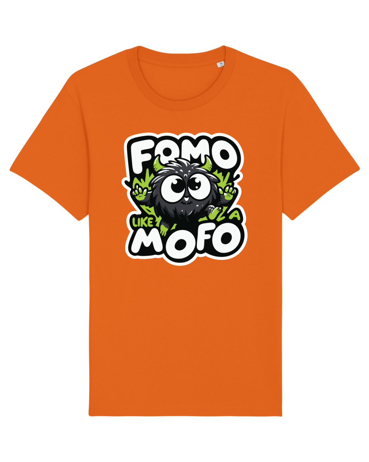 Tricou mânecă scurtă Unisex Rocker Bright Orange