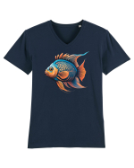 PESTE MANDARIN - pesti Tricou mânecă scurtă guler V Bărbat Presenter