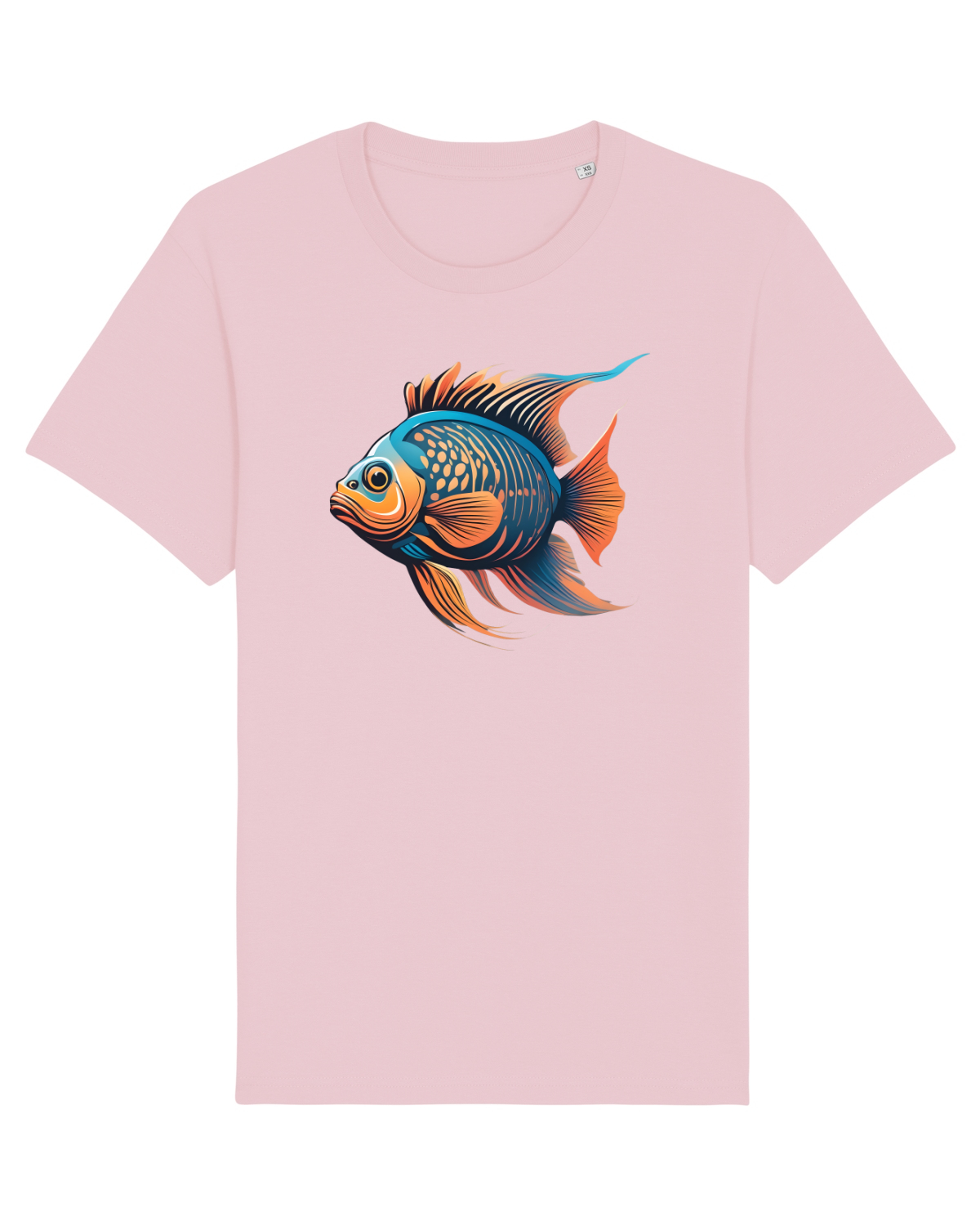 Tricou mânecă scurtă Unisex Rocker Cotton Pink