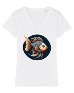 CARAS AURIU - pesti Tricou mânecă scurtă guler V Damă Evoker