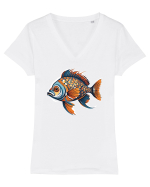 CARAS AURIU 2 - pesti Tricou mânecă scurtă guler V Damă Evoker