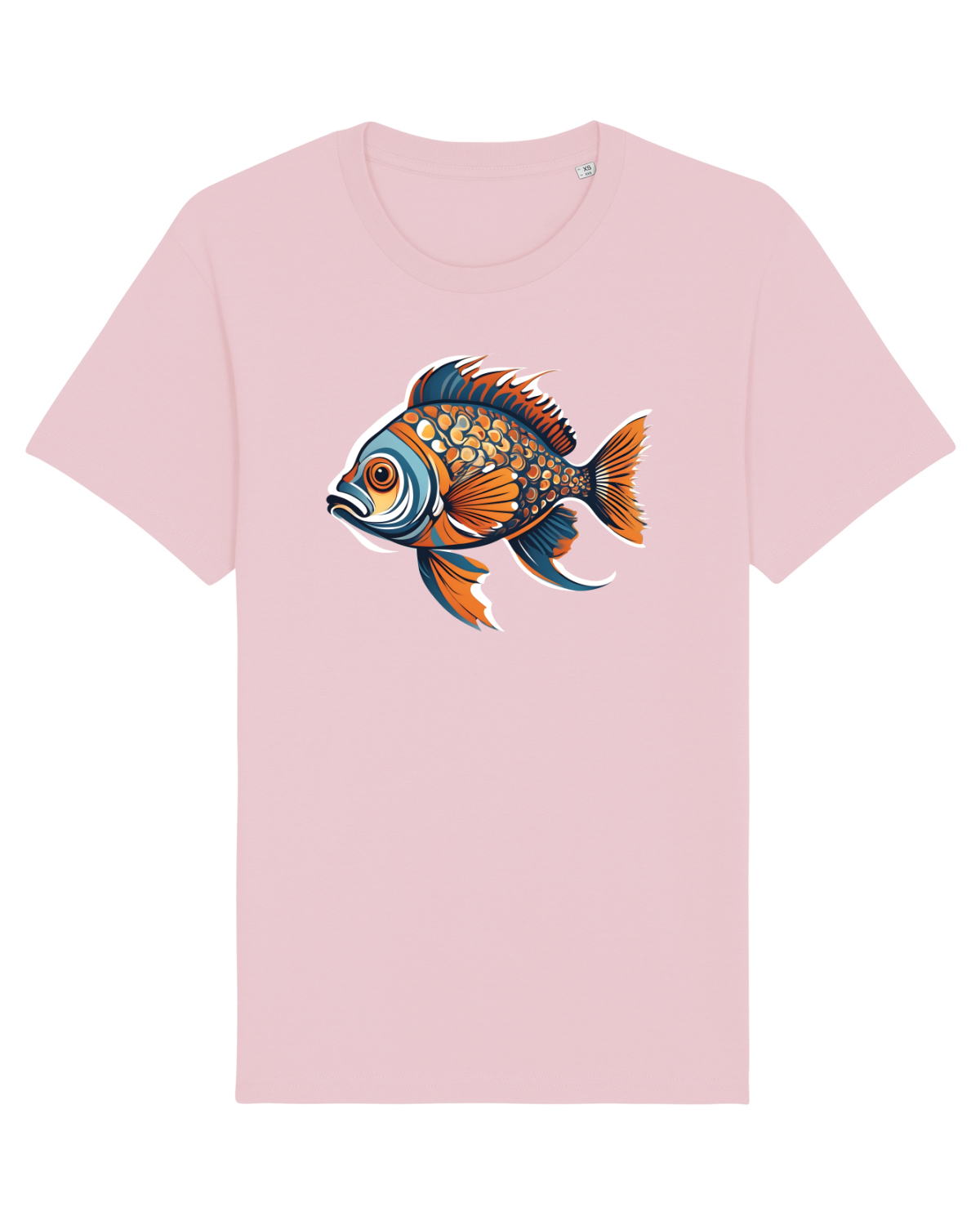 Tricou mânecă scurtă Unisex Rocker Cotton Pink