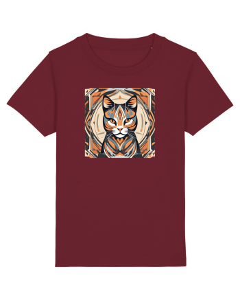 PISICA Art Deco  Burgundy