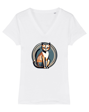 PISICA Art Deco  2 White