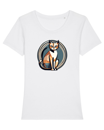 PISICA Art Deco  2 White