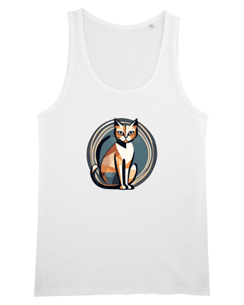 PISICA Art Deco  2 White