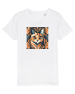 PISICA Arta Geometrica - Cubism Tricou mânecă scurtă  Copii Mini Creator