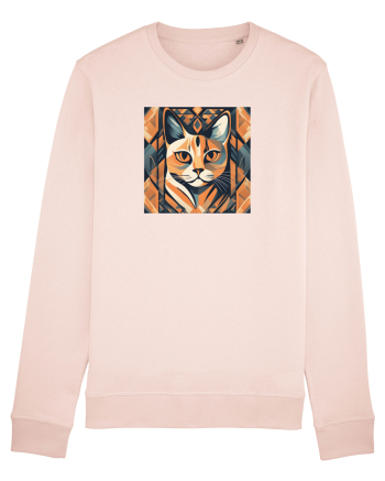 PISICA Arta Geometrica - Cubism Candy Pink