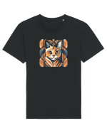 PISICA Arta Geometrica - Cubism Tricou mânecă scurtă Unisex Rocker