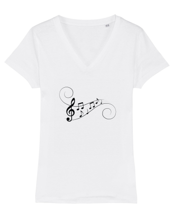 Music waves White