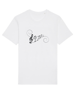 Music waves Tricou mânecă scurtă Unisex Rocker