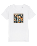 PISICA Arta Geometrica - Cubism 2 Tricou mânecă scurtă  Copii Mini Creator