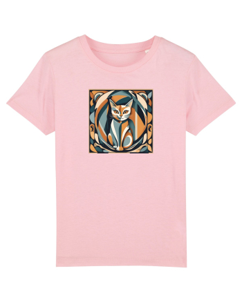 PISICA Arta Geometrica - Cubism 2 Cotton Pink