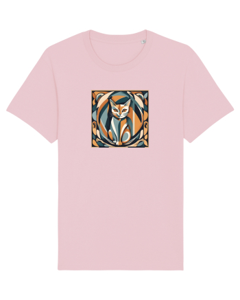 PISICA Arta Geometrica - Cubism 2 Cotton Pink