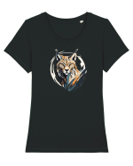 RAS - LYNX 1 Tricou mânecă scurtă guler larg fitted Damă Expresser