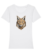 RAS - LYNX 2 Tricou mânecă scurtă guler larg fitted Damă Expresser