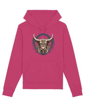TAUR - SIMBOL PUTERE  arta ornamentala 1 Raspberry