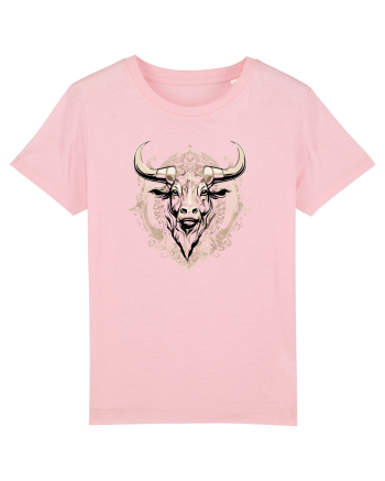 TAUR - SIMBOL PUTERE  arta ornamentala 2 Cotton Pink