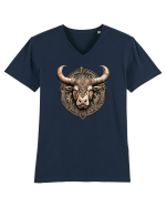 TAUR - SIMBOL PUTERE  arta ornamentala 3 Tricou mânecă scurtă guler V Bărbat Presenter