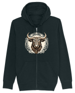 TAUR - SIMBOL PUTERE  arta ornamentala 4 Hanorac cu fermoar Unisex Connector
