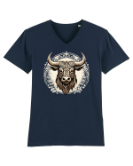 TAUR - SIMBOL PUTERE  arta ornamentala 4 Tricou mânecă scurtă guler V Bărbat Presenter
