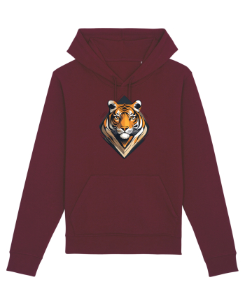 TIGRU - SIMBOL PUTERE   Burgundy