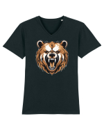 URS  BRUN 1 Tricou mânecă scurtă guler V Bărbat Presenter