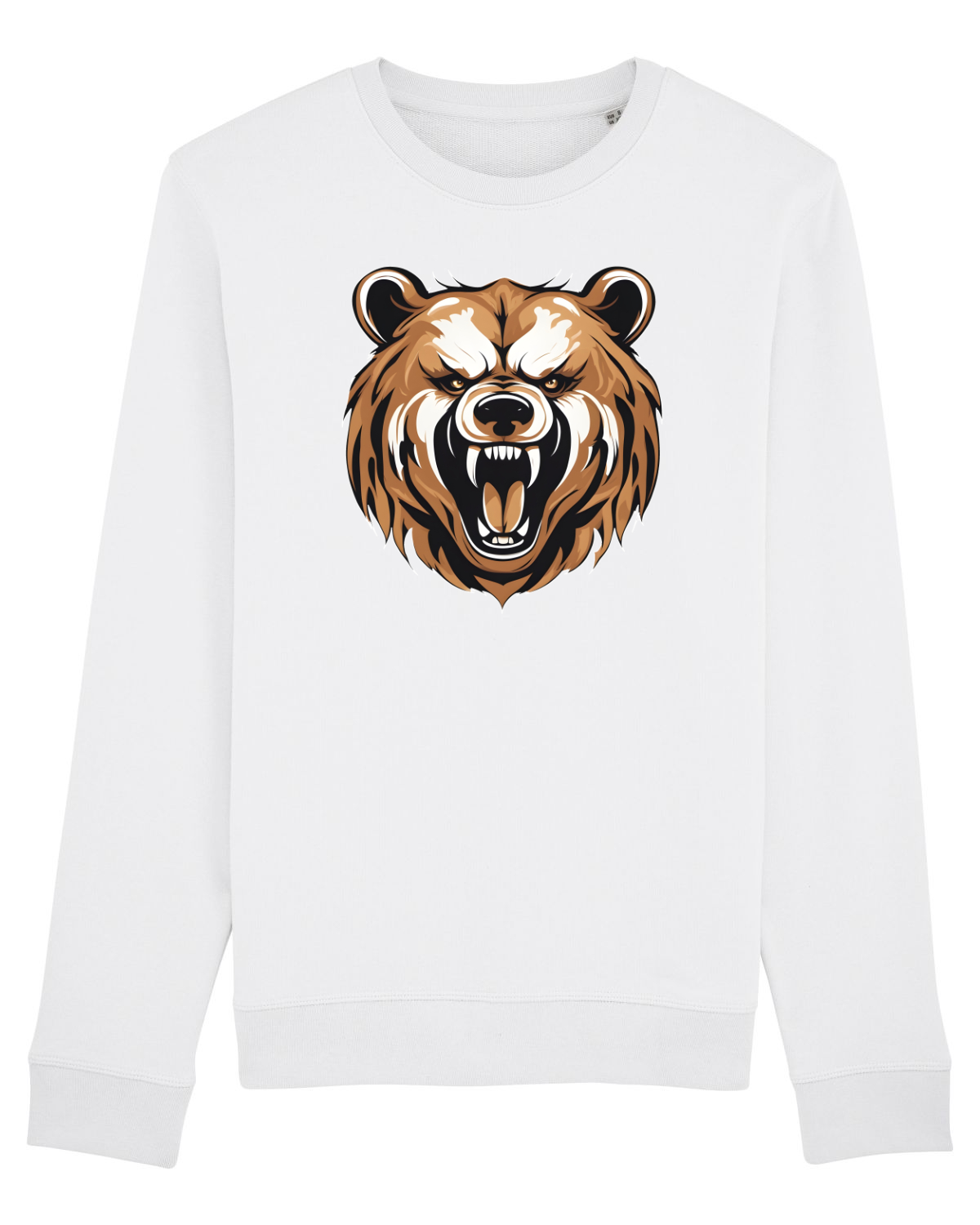 Bluză mânecă lungă Unisex Rise White