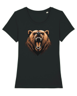 URS  BRUN 2 Tricou mânecă scurtă guler larg fitted Damă Expresser