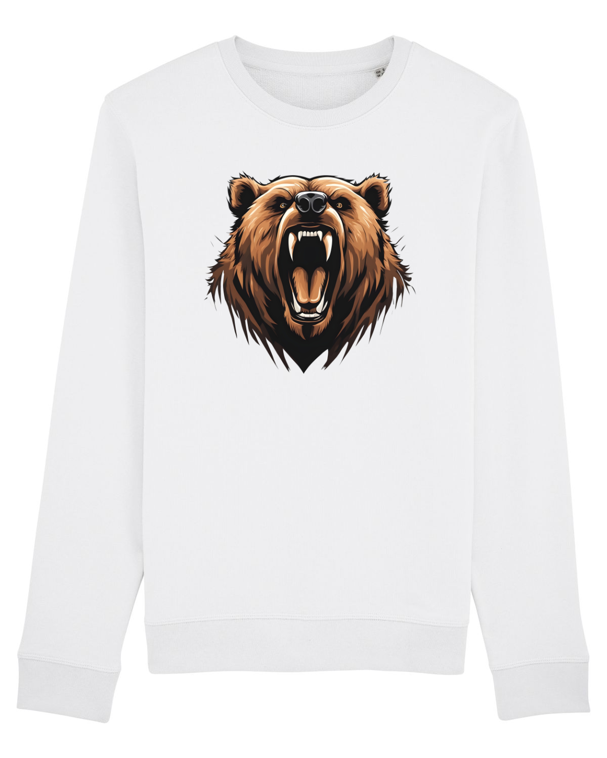 Bluză mânecă lungă Unisex Rise White