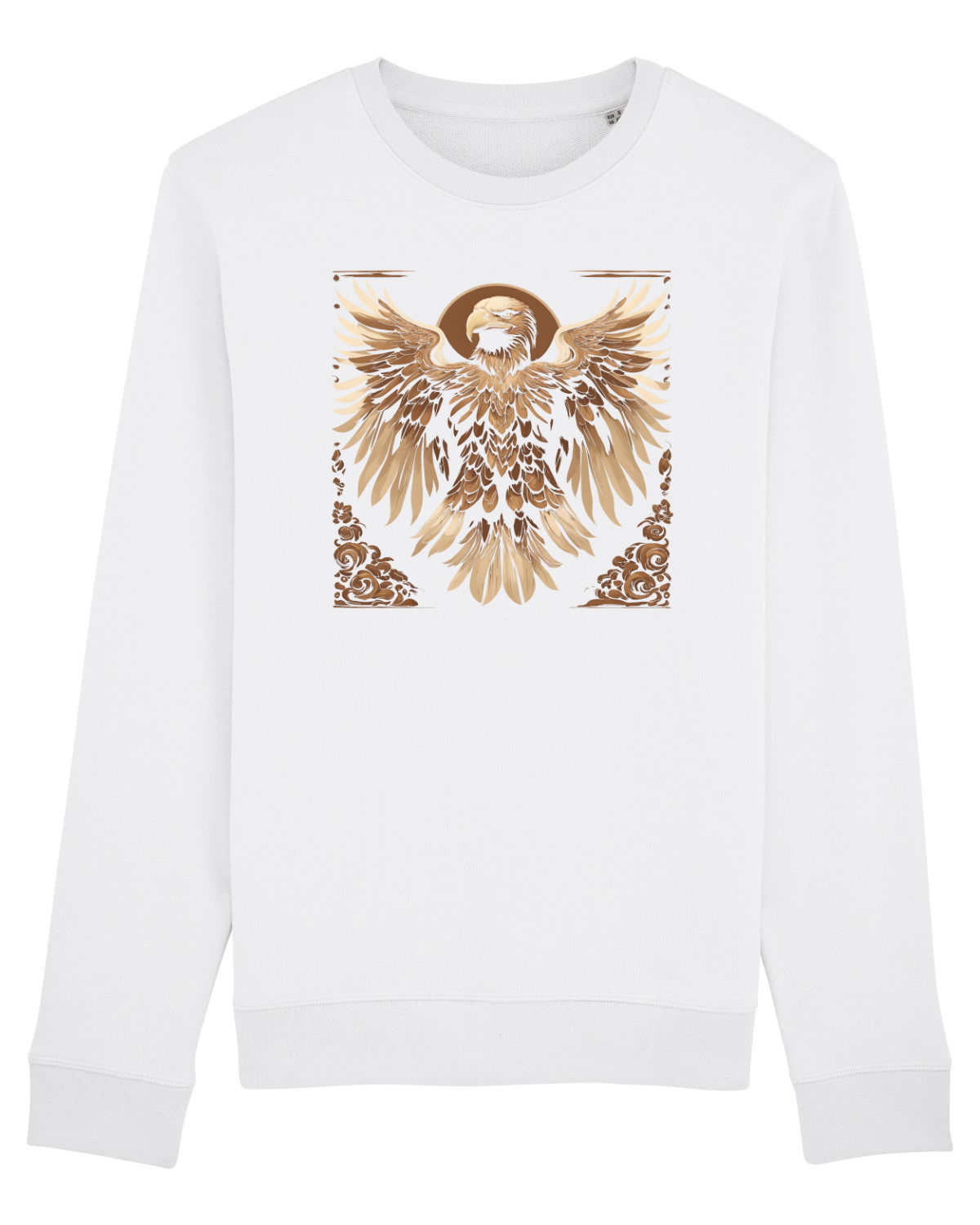 Bluză mânecă lungă Unisex Rise White
