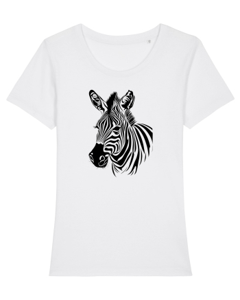 ZEBRA monocrom - alb / negru White
