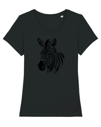 ZEBRA monocrom - alb / negru Black