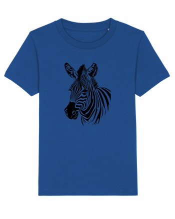 ZEBRA monocrom - alb / negru Majorelle Blue