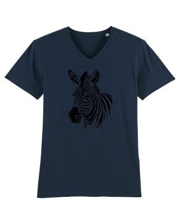 ZEBRA monocrom - alb / negru French Navy