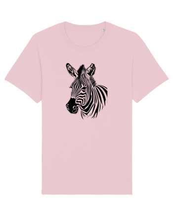 ZEBRA monocrom - alb / negru Cotton Pink