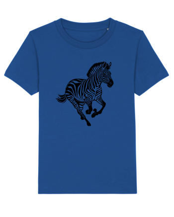 ZEBRA alergand  - monocrom - alb / negru Majorelle Blue