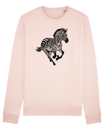 ZEBRA alergand  - monocrom - alb / negru Bluză mânecă lungă Unisex Rise