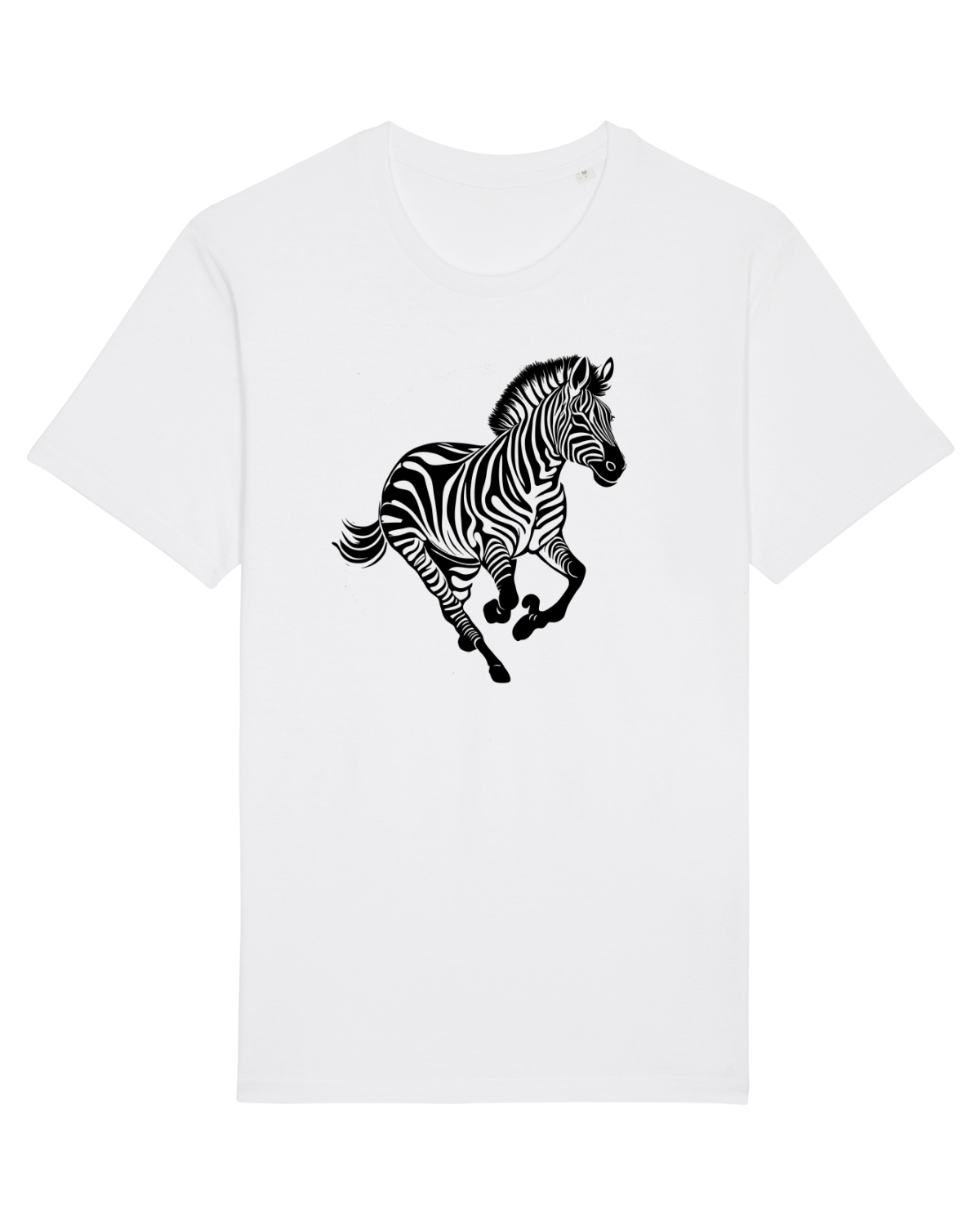 Tricou mânecă scurtă Unisex Rocker White