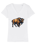 ZIMBRU 2 Tricou mânecă scurtă guler V Damă Evoker